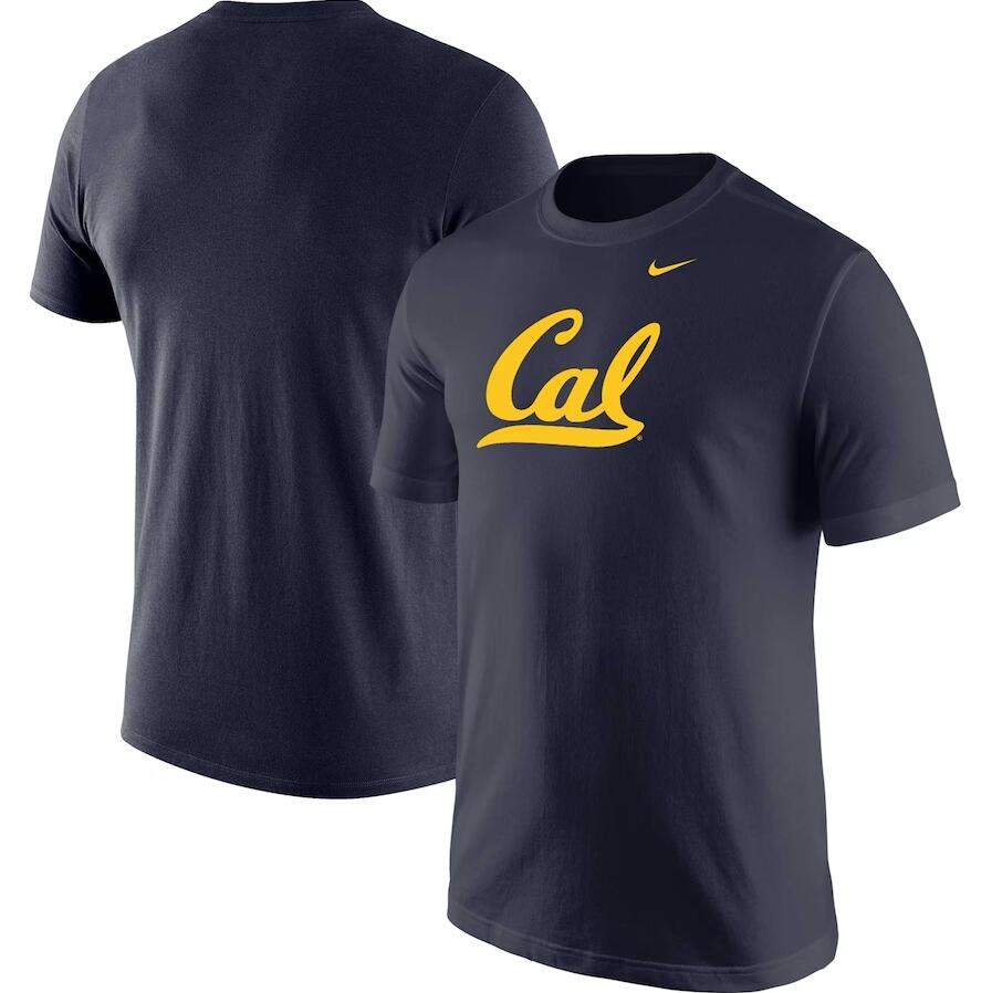 Custom Calfornia Golden Bears Name And Number Tshirts-Navy